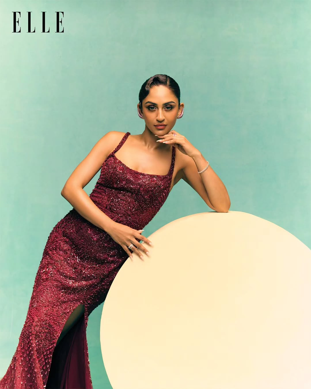 Krystel D'Souza wearing Raj Diamonds jewellery