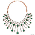 Emerald Bloom Grand Diamond Necklace | 18 KT Rose Gold