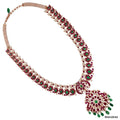 18K Rose Gold Ruby, Emerald & Diamond Mango Haram