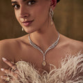 Diamond Y-Necklace with Fancy Yellow Diamond Pendant